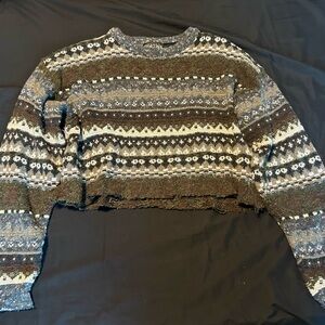 vintage grey sweater!